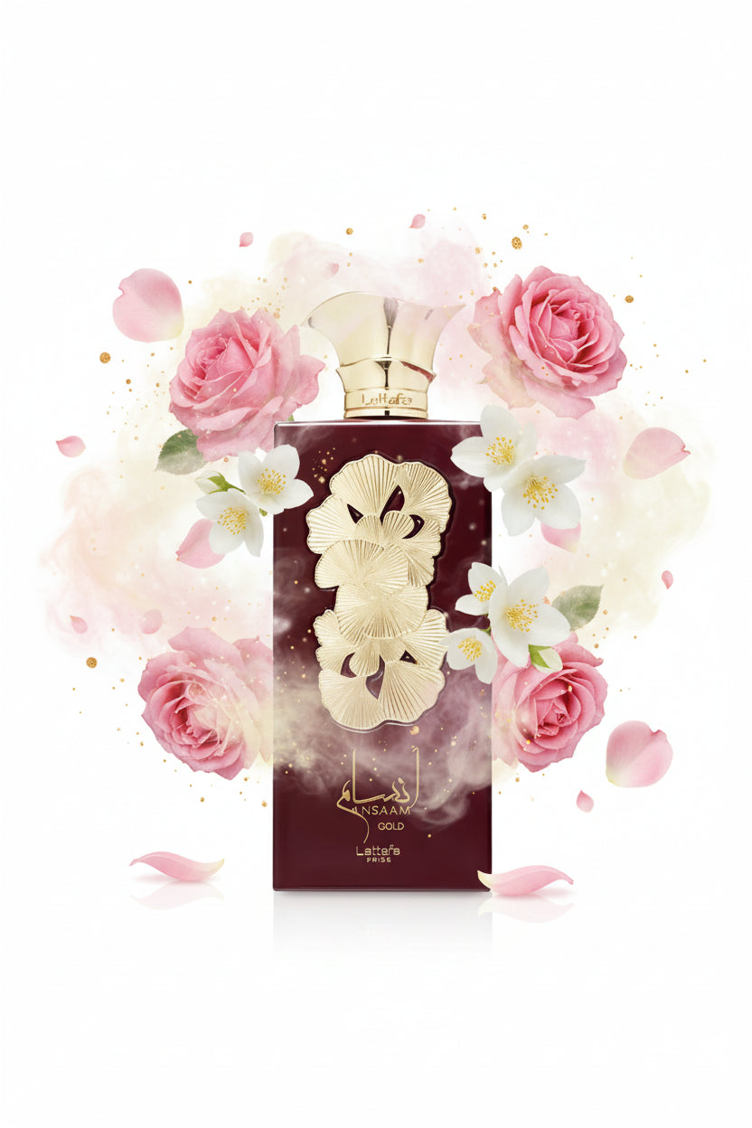 Lattafa Ansaam Gold 3.3 oz Edp Unisex – Fruity Floral Gour