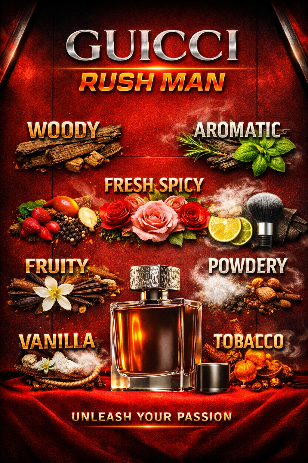 Inspired by GUCCI RUSH MEN