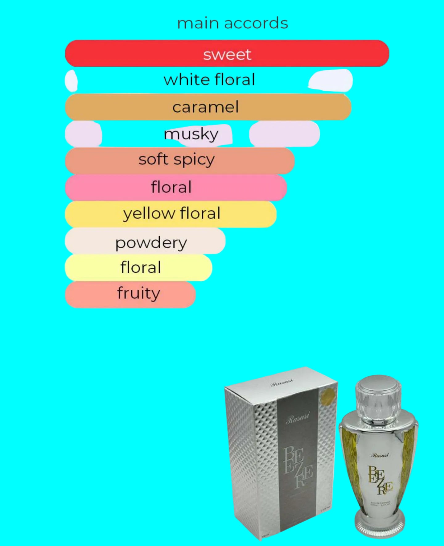 Beezer Silver Pour Femme Rasasi for women 100 ml