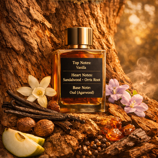 Woody Vanilla Perfume Oil 12ml (0.40 oz) with Green Gift Box
