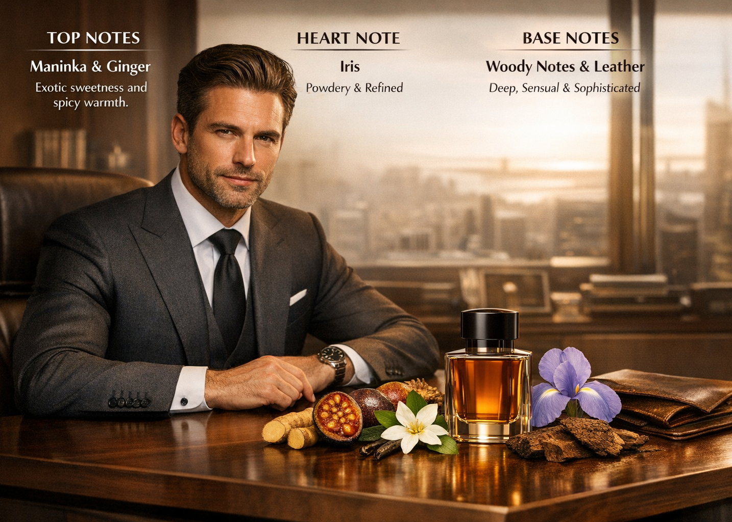 Boss for Men Perfume Oil 12ml (0.40 oz) with Green Gift Box