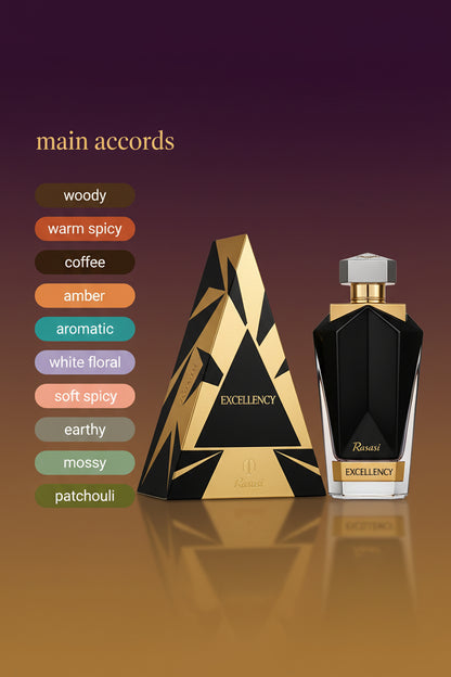 Excellency Black Pour Homme Rasasi for men 100 ml