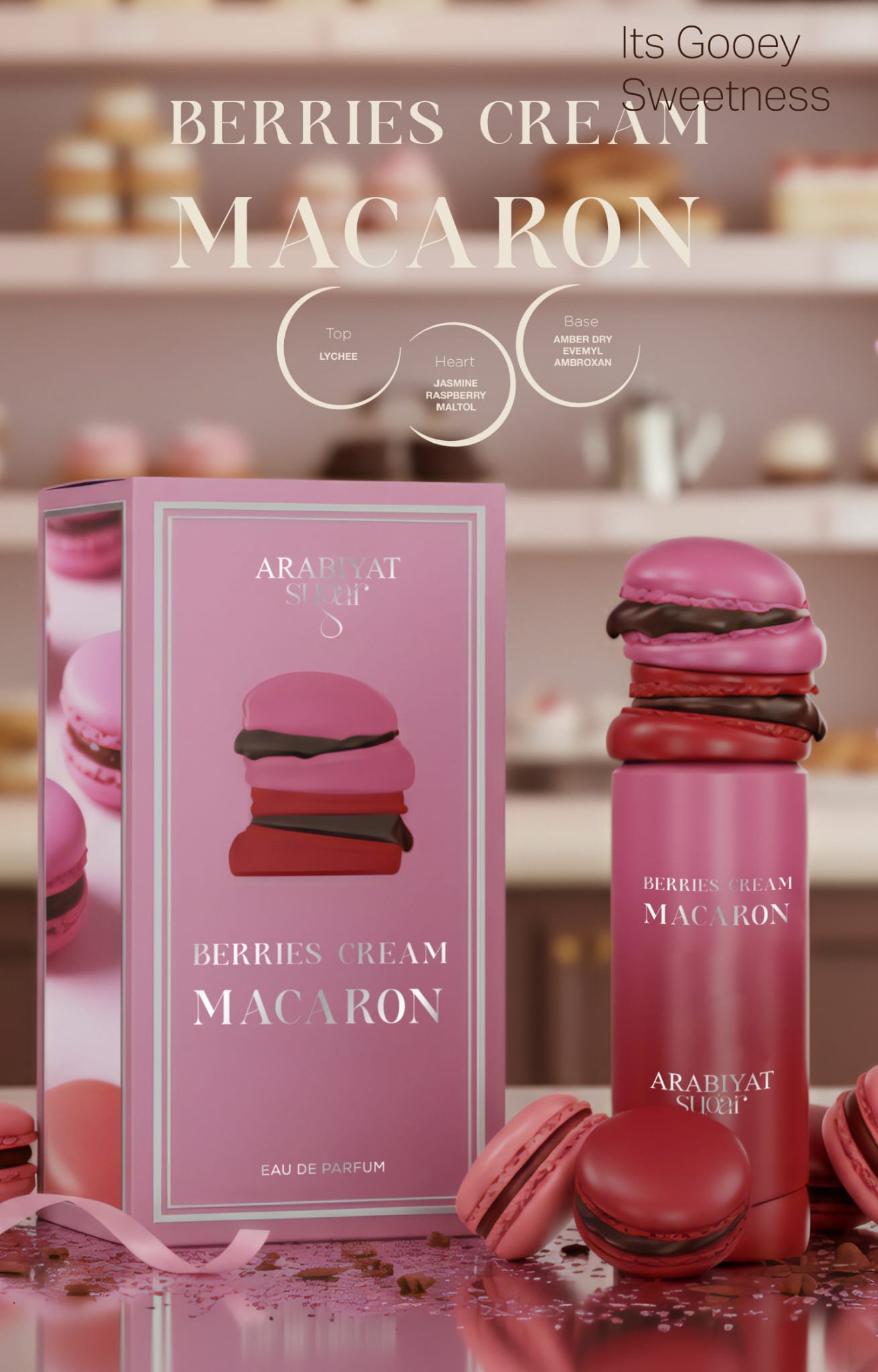 Berries Cream Macaron