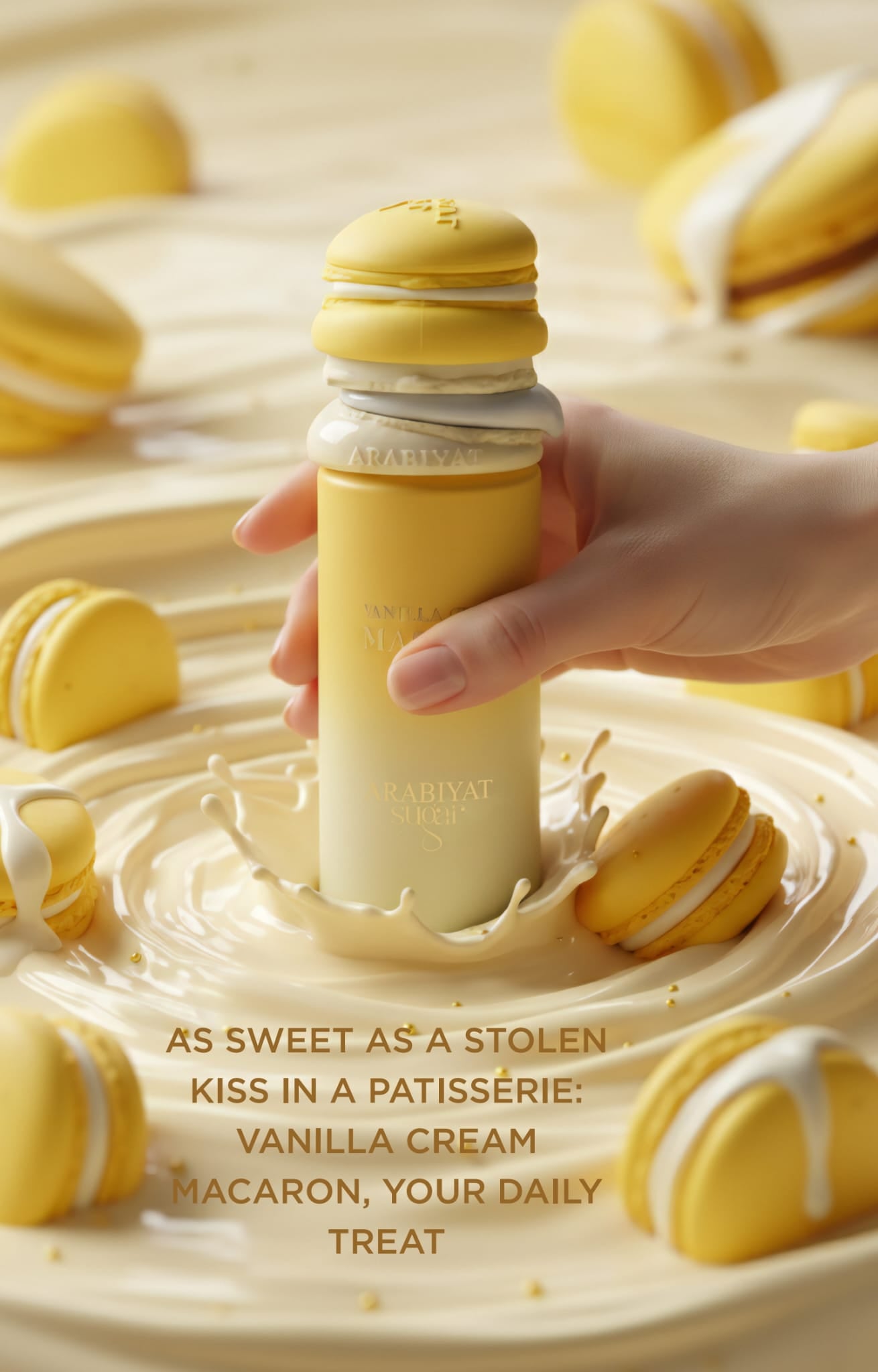 Vanilla Cream Macaron