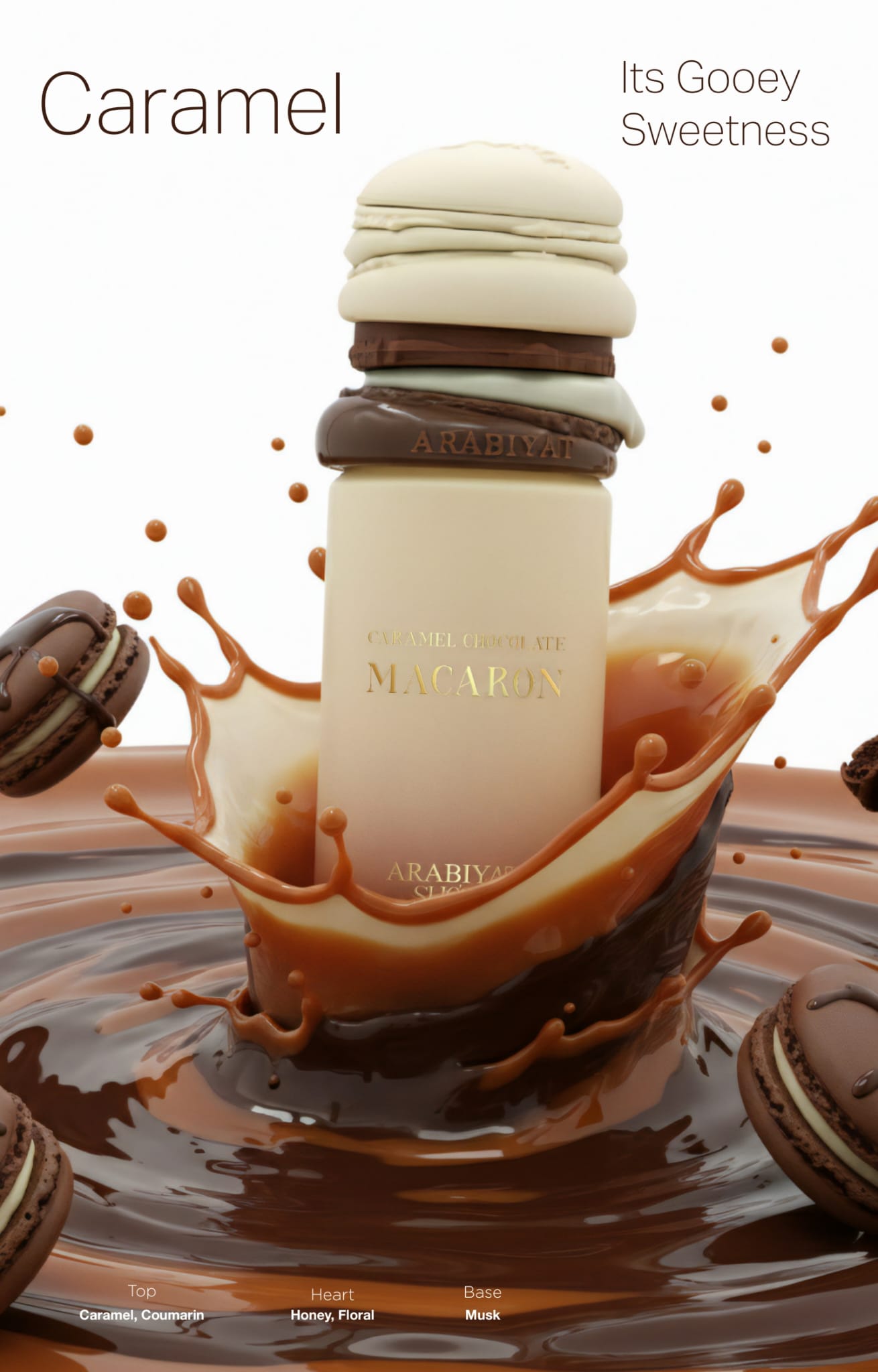 Caramel Chocolate Macaron