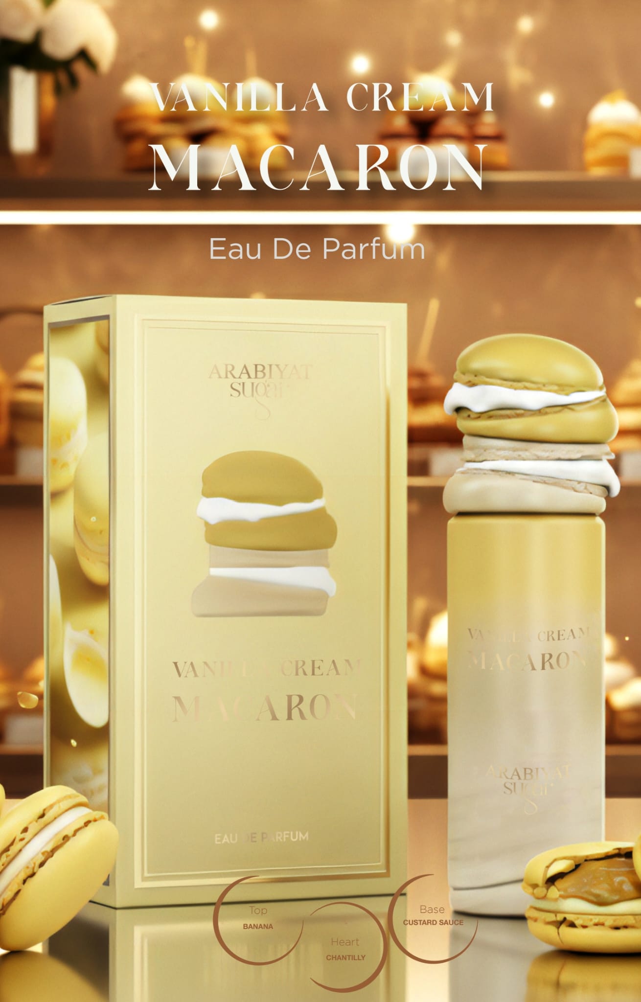 Vanilla Cream Macaron